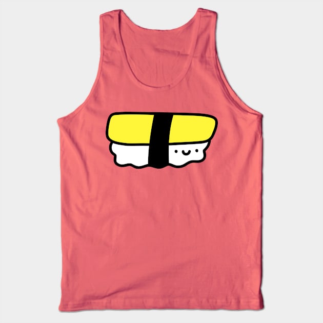 Tamago Egg Nigiri Sushi Tank Top by designminds1